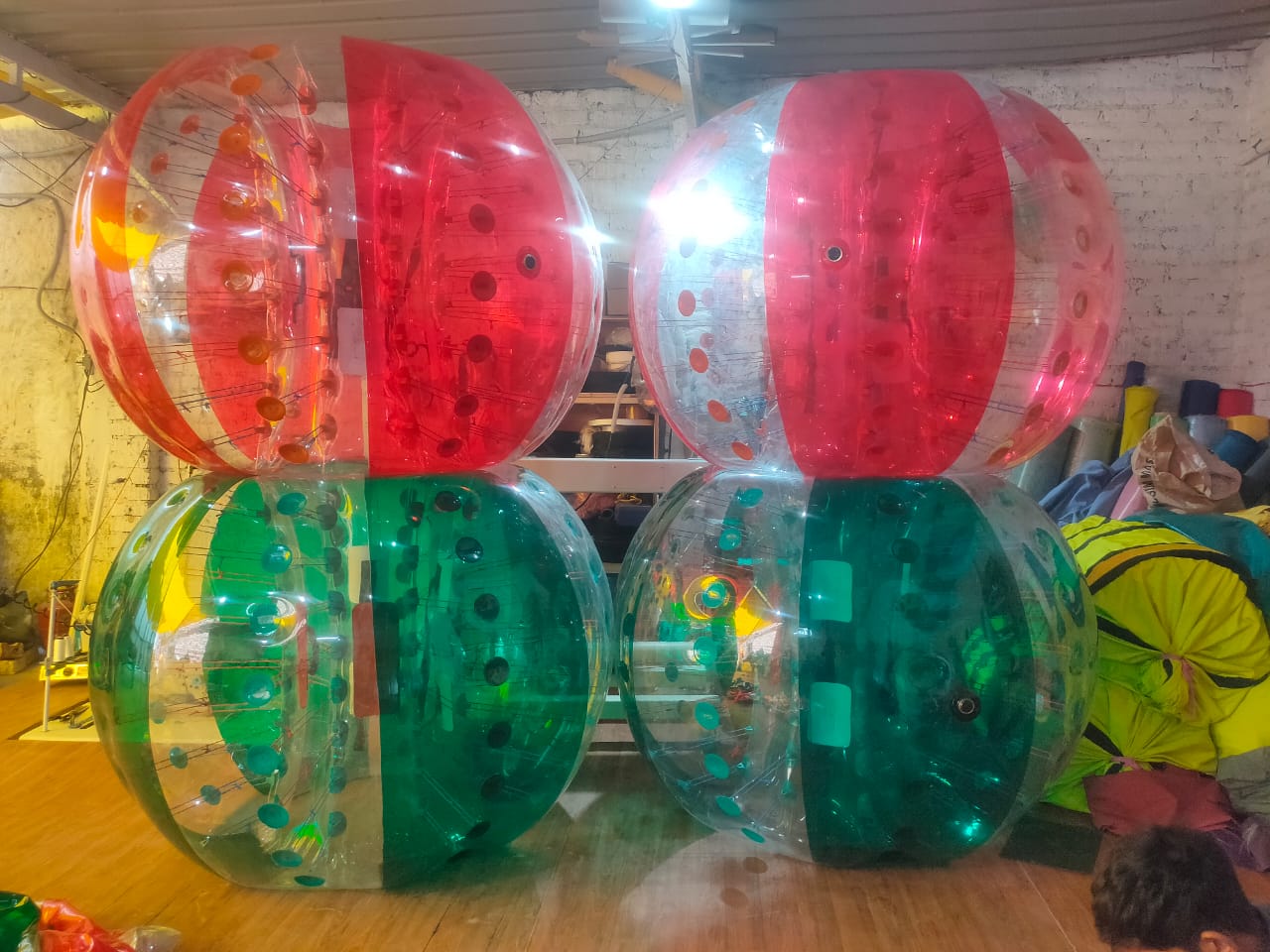 Transparent Zorbing Balls (PVC & TPU)